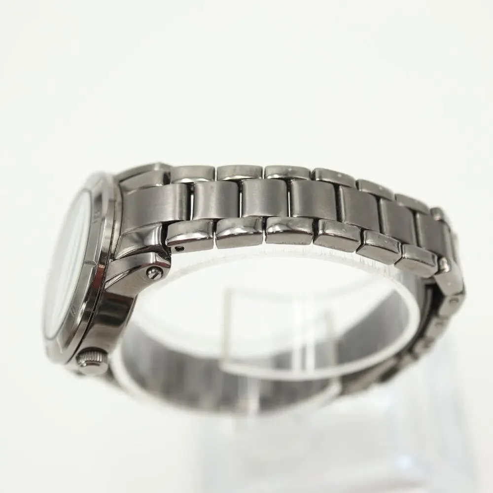 Jennifer Lopez Womens Gray Gunmetal Watch 30mm Stainless Steel with New Battery